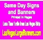 24hr Vegas Banner Signs