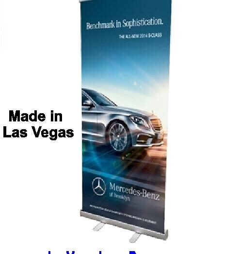 Pullup banner stand signs Vegas