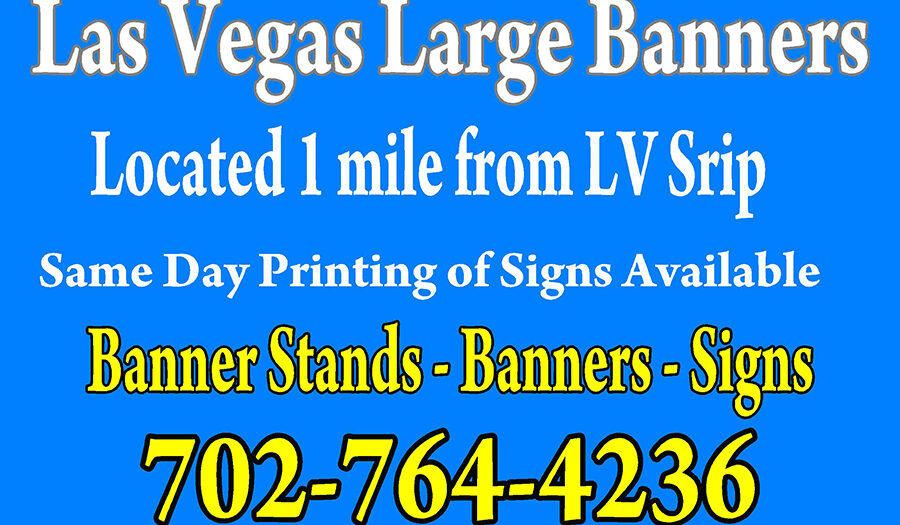 Las Vegas Nevada Sign Banners
