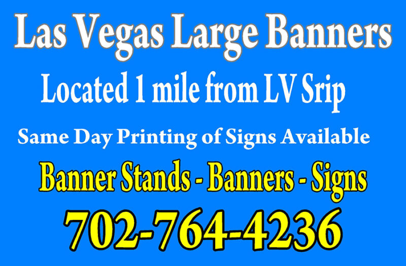 Same Day Las Vegas Banner Printing