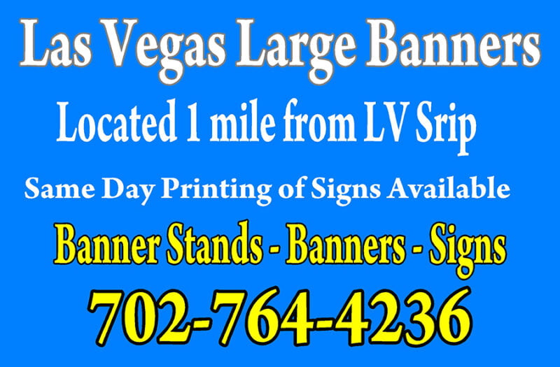 Vegas tradeshow display printing