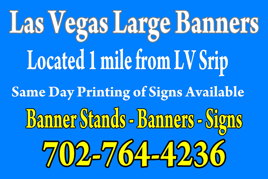 Las Vegas Personalized Banners