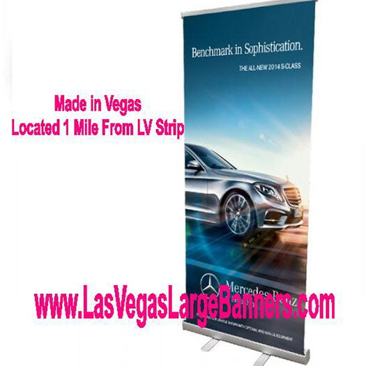 Stand alone banners Vegas