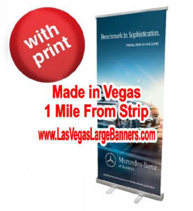 Las Vegas Banner Stand Signs