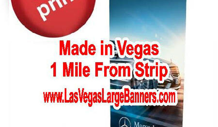 Vegas Banner Stand Sign Displays
