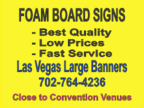 Vegas foam poster board printing