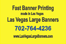 Las Vegas sign display banners