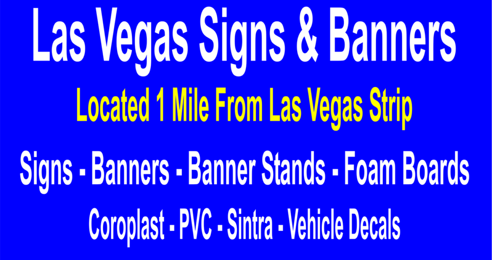 Trade show banner stand sign printing