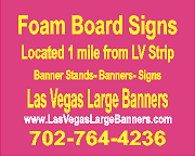 Cheap tradeshow sign displays Vegas
