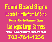 Foam poster board sign printing