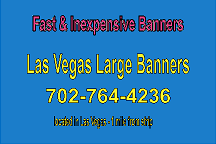 Vegas convention sign banners