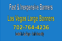Las Vegas 8ft banner printing 