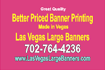 Vegas tradeshow custom banners
