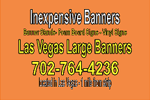 Paradise Vegas 89109 banners