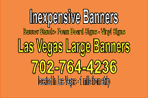 Paradise Vegas 89109 banners