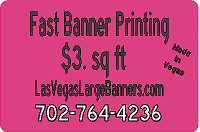 Trade show 8ft banners Vegas