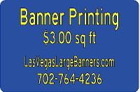 Vegas banner sign printing