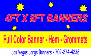 Vegas 4x8 Banners